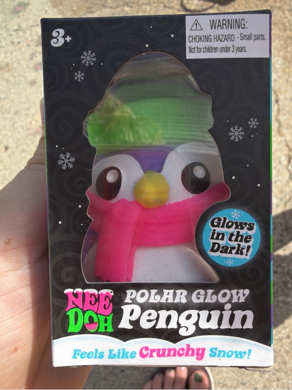 Polar Glow Penguin - Pink & Green Glow Kids Toy